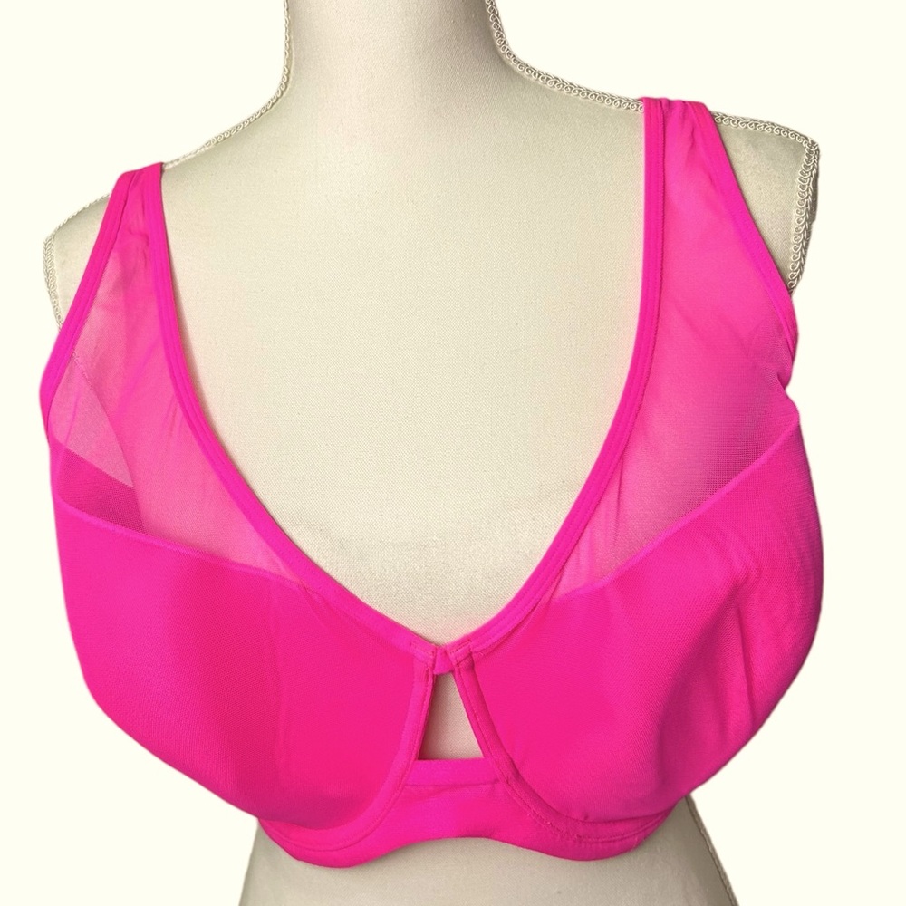 SMART & SEXY hot pink underwire bra style SA1389 size 40DDD NWT